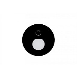 Obrázek pro produkt Deko-Light příslušenství - kryt kulaté sklo pro Alwaid Pro pohybový senzor, polokruhový kužel světla, černá - LIGHT IMPRESSIONS