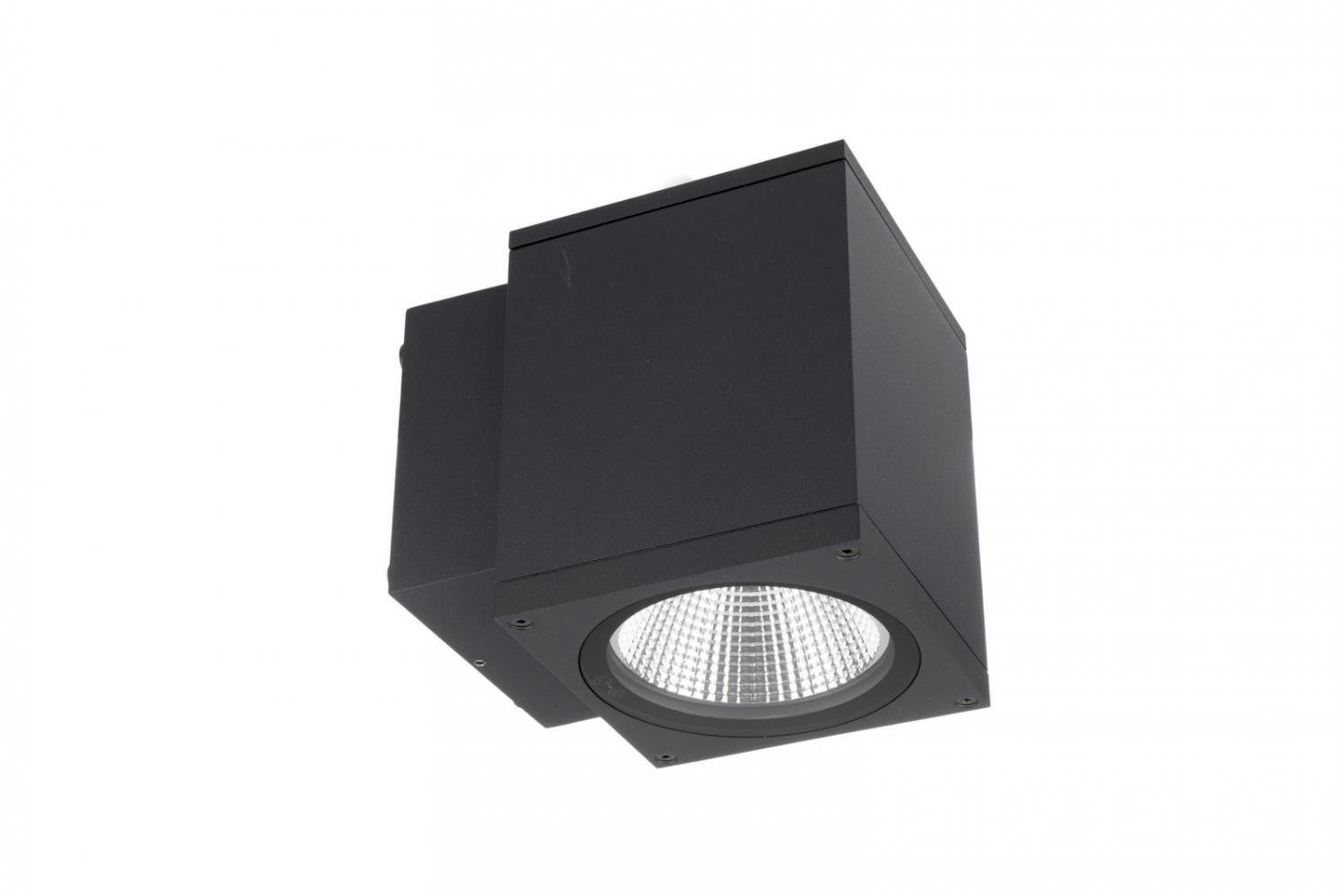 IMPR 731203 Deko-Light nástěnné přisazené svítidlo - ShoreLine Pro hranaté, 12 W, DIM, 3000/4000 K, tmavěšedá - LIGHT IMPRESSIONS