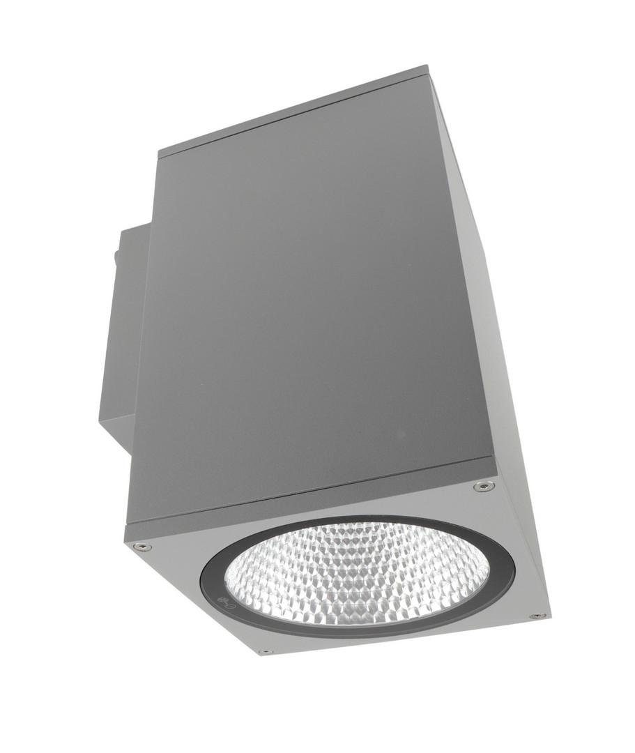 IMPR 731181 Deko-Light nástěnné přisazené svítidlo - ShoreLine Pro hranaté, 20,5 W, DIM, 3000/4000 K, světlešedá - LIGHT IMPRESSIONS