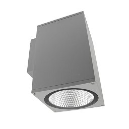 Obrázek pro produkt Deko-Light nástěnné přisazené svítidlo - ShoreLine Pro hranaté, 20,5 W, DIM, 3000/4000 K, světlešedá - LIGHT IMPRESSIONS