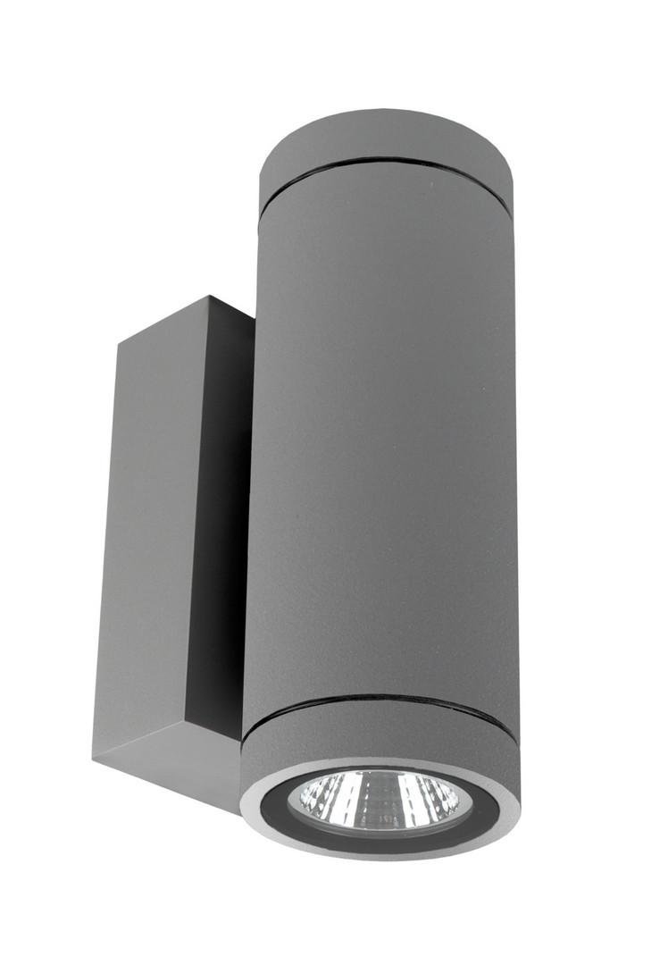 IMPR 731220 Deko-Light nástěnné přisazené svítidlo - ShoreLine Pro kulaté Up+Down, 7,5 W, DIM, 3000/4000 K, světlešedá - LIGHT IMPRESSIONS