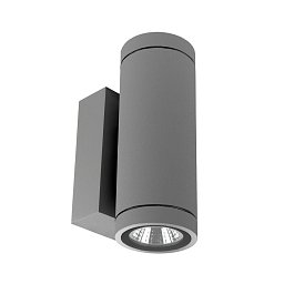 Obrázek pro produkt Deko-Light nástěnné přisazené svítidlo - ShoreLine Pro kulaté Up+Down, 7,5 W, DIM, 3000/4000 K, světlešedá - LIGHT IMPRESSIONS