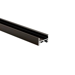 Obrázek pro produkt Deko-Light profil - Combo U-profil plochý, LU-01-20, černá, 1m - LIGHT IMPRESSIONS