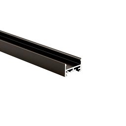 Obrázek pro produkt Deko-Light profil - Combo U-profil plochý, LU-01-20, černá, 3m - LIGHT IMPRESSIONS