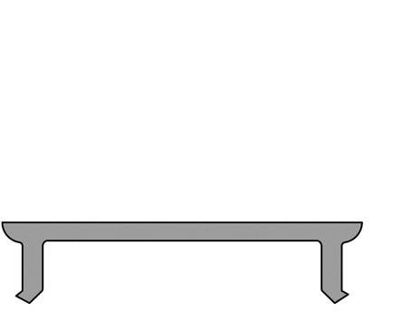 IMPR 983095 Deko-Light profil kryt - kryt v roli P-10-12, 20m, černá