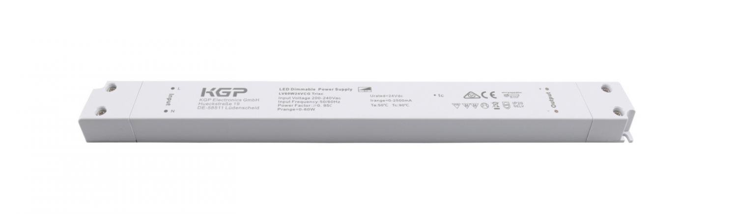 IMPR 862278 KGP napájení (CV, DC) stmívatelné - KGP, Long-Flat, DIM, CV, LV60W24CG Triac - LIGHT IMPRESSIONS