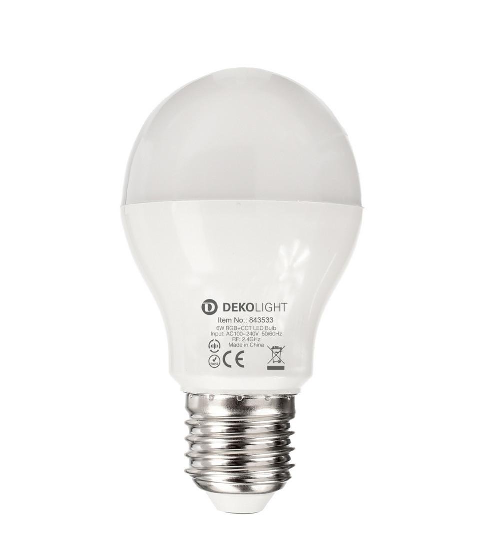 IMPR 843533 Deko-Light LED žárovka - RF-smart, E27, Rf+Zigbee, 6 W, RGB+2700-6500 K, 220 st. - LIGHT IMPRESSIONS