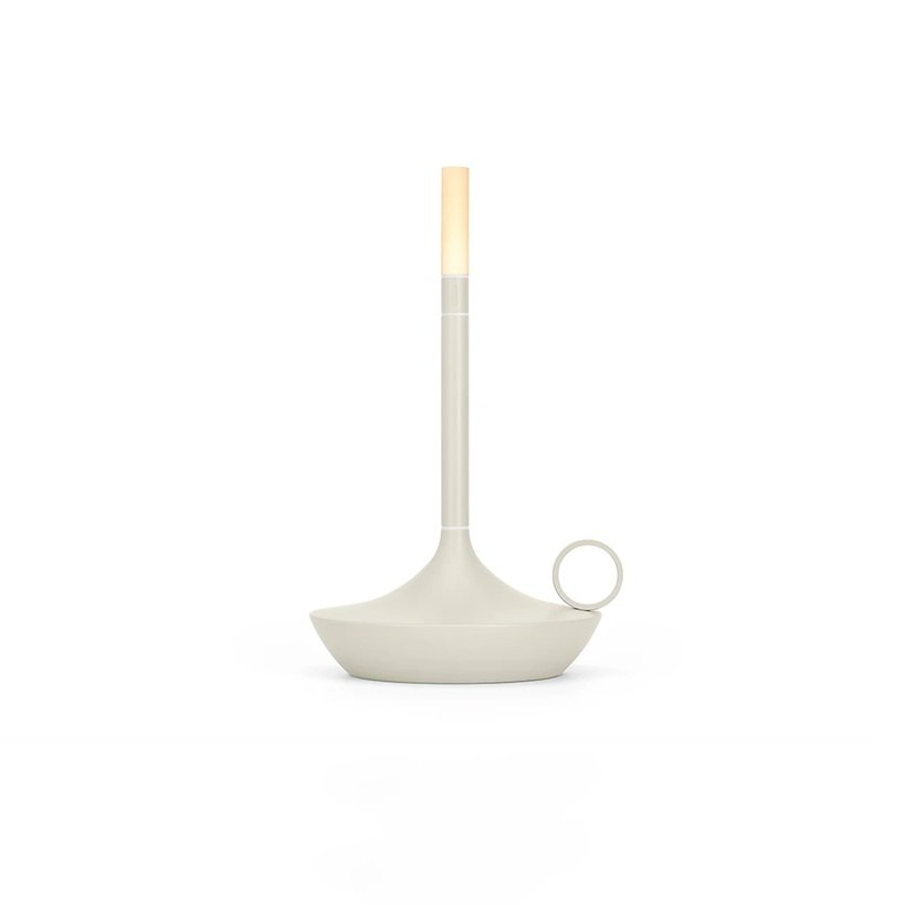 GRAY GP2046-MG Designová přenosná stolní lampa Wick S PRO světle šedá 120x165mm LED 1W 2600K IP65 - Graypants