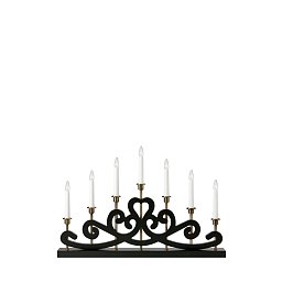 Obrázek pro produkt Nightfall černý vánoční svícen - Markslöjd