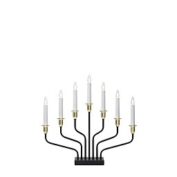 Obrázek pro produkt Brosa černý vánoční svícen - Markslöjd