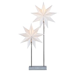 Obrázek pro produkt Duva bílá dvojitá hvězda na stůl - Markslöjd