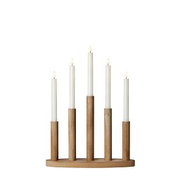 Obrázek pro produkt Miila bezdrátový adventní hnědý svícen - Markslöjd