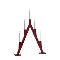 Obrázek pro produkt Bjurfors červený vánoční svícen 77 cm - Markslöjd