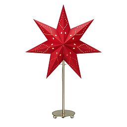 Obrázek pro produkt Saturnus červená hvězda na stůl 35 cm - Markslöjd