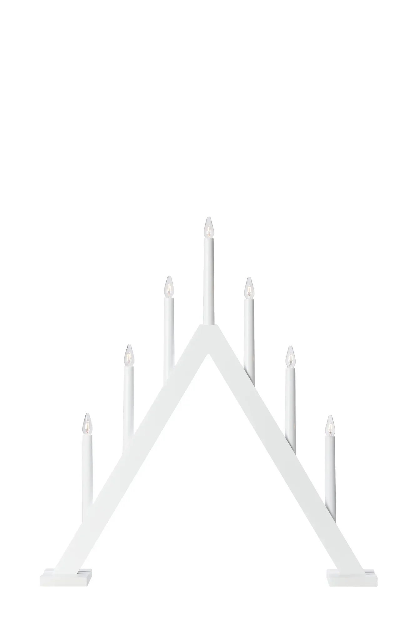 MAR 706225 Ariele adventní bílý svícen 54 cm - Markslöjd