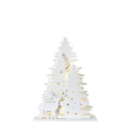 Obrázek pro produkt Madera vanoční bílá dekorace na stůl - Markslöjd