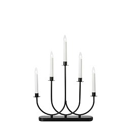 Obrázek pro produkt Soro adventní černý vánoční svícen - Markslöjd