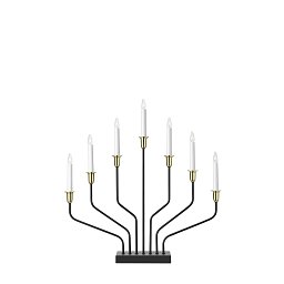 Obrázek pro produkt Brosa XL černý vánoční svícen - Markslöjd