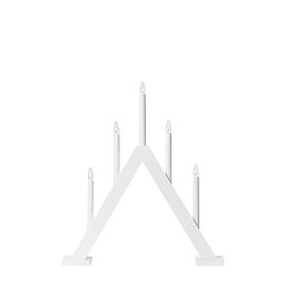 Obrázek pro produkt Ariele adventní bílý svícen 47 cm - Markslöjd