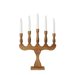 Obrázek pro produkt Svaneholm hnědý adventní svícen 5 žárovek - Markslöjd