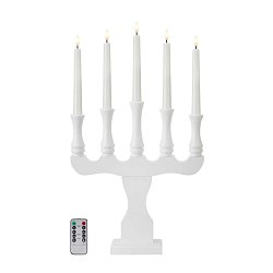 Obrázek pro produkt Rydboholm adventní bílý svícen na baterie - Markslöjd