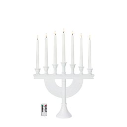 Obrázek pro produkt Torpa adventní bílý svícen na baterie - Markslöjd