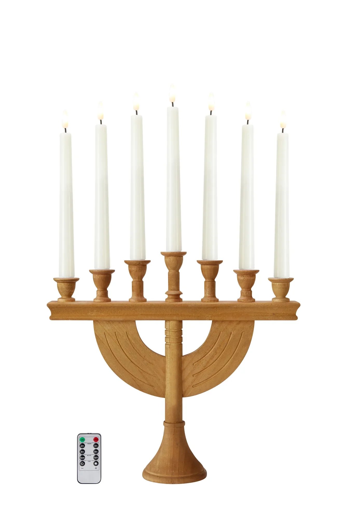 MAR 706321 Torpa hnědý adventní svícen na baterie - Markslöjd