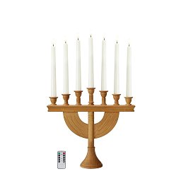 Obrázek pro produkt Torpa hnědý adventní svícen na baterie - Markslöjd