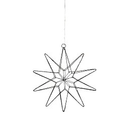 Obrázek pro produkt Gleam černá závěsná hvězda - Markslöjd