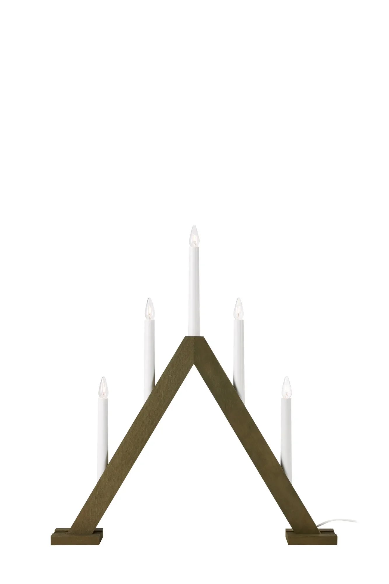 MAR 706224 Ariele adventní svícen tmavá hnědá 47 cm - Markslöjd