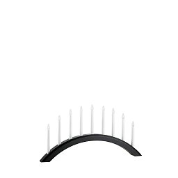 Obrázek pro produkt Avento černý vánoční svícen 9 žárovek - Markslöjd