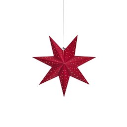 Obrázek pro produkt Blink červená závěsná hvězda 45 cm - Markslöjd