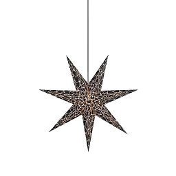 Obrázek pro produkt Karla černá závěsná hvězda 75 cm - Markslöjd