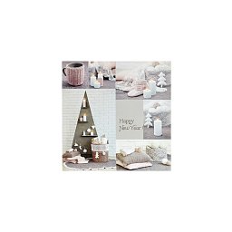 Obrázek pro produkt Canvas LED vánoční obraz 50x50 cm - Markslöjd