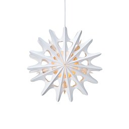 Obrázek pro produkt Alnäs bílá závěsná hvězda 55 cm - Markslöjd