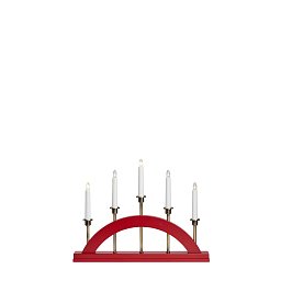 Obrázek pro produkt Bridge červený svícen - Markslöjd