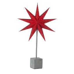 Obrázek pro produkt Hard červená hvězda na stůl - Markslöjd