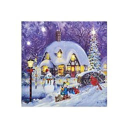 Obrázek pro produkt Motiv LED vánoční obraz 30x30 cm - Markslöjd