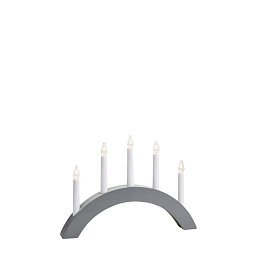 Obrázek pro produkt Atle šedý svícen 5 žárovek - Markslöjd