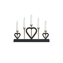 Obrázek pro produkt Melissa černý vánoční svícen - Markslöjd