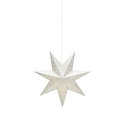 Obrázek pro produkt Solvalla stříbrná závěsná hvězda 45 cm - Markslöjd