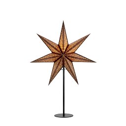 Obrázek pro produkt Glitter bronzová hvězda na stůl - Markslöjd