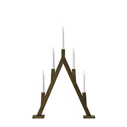 Obrázek pro produkt Bjurfors svícen z tmavého dřeva 77 cm - Markslöjd