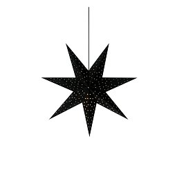 Obrázek pro produkt Clara černá závěsná hvězda 45 cm - Markslöjd