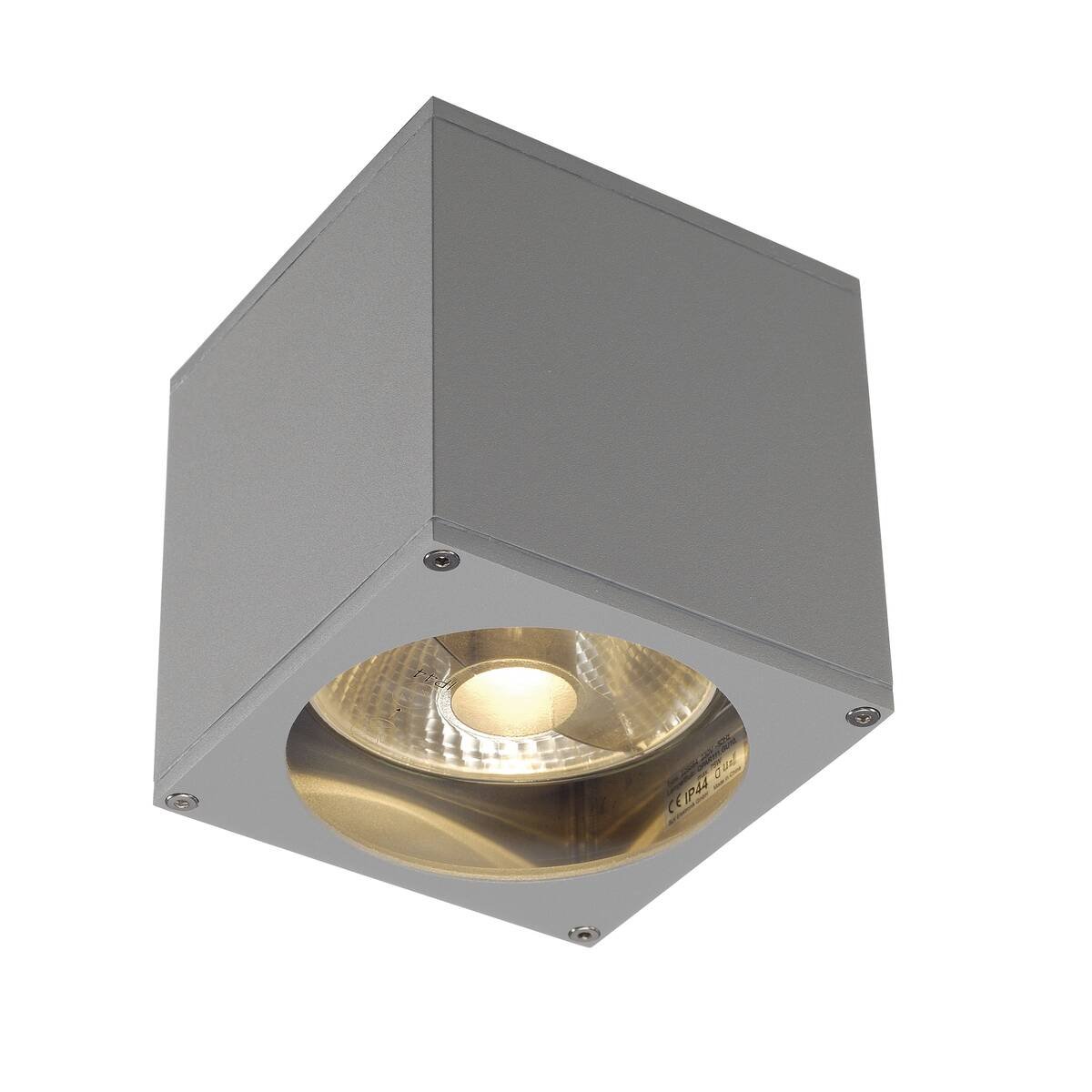 SLV BIG THEO nastenna venkovni stribrnoseda 230V GU10 ES111 75W IP44