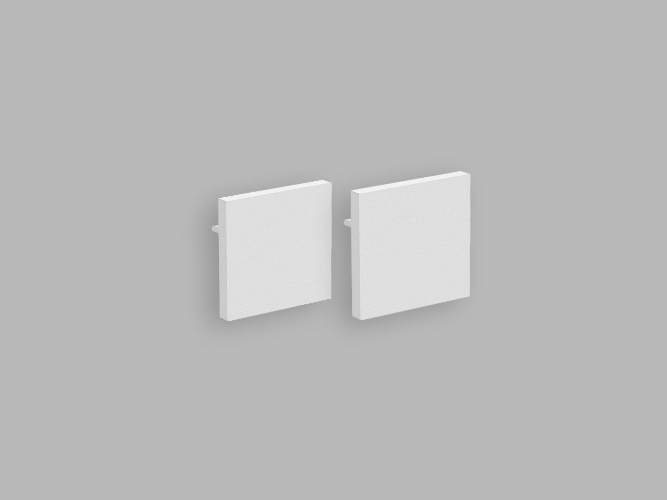 LED2 6529801 LED2 MAG II LOW END CAP, W bílá - LED2 Lighting
