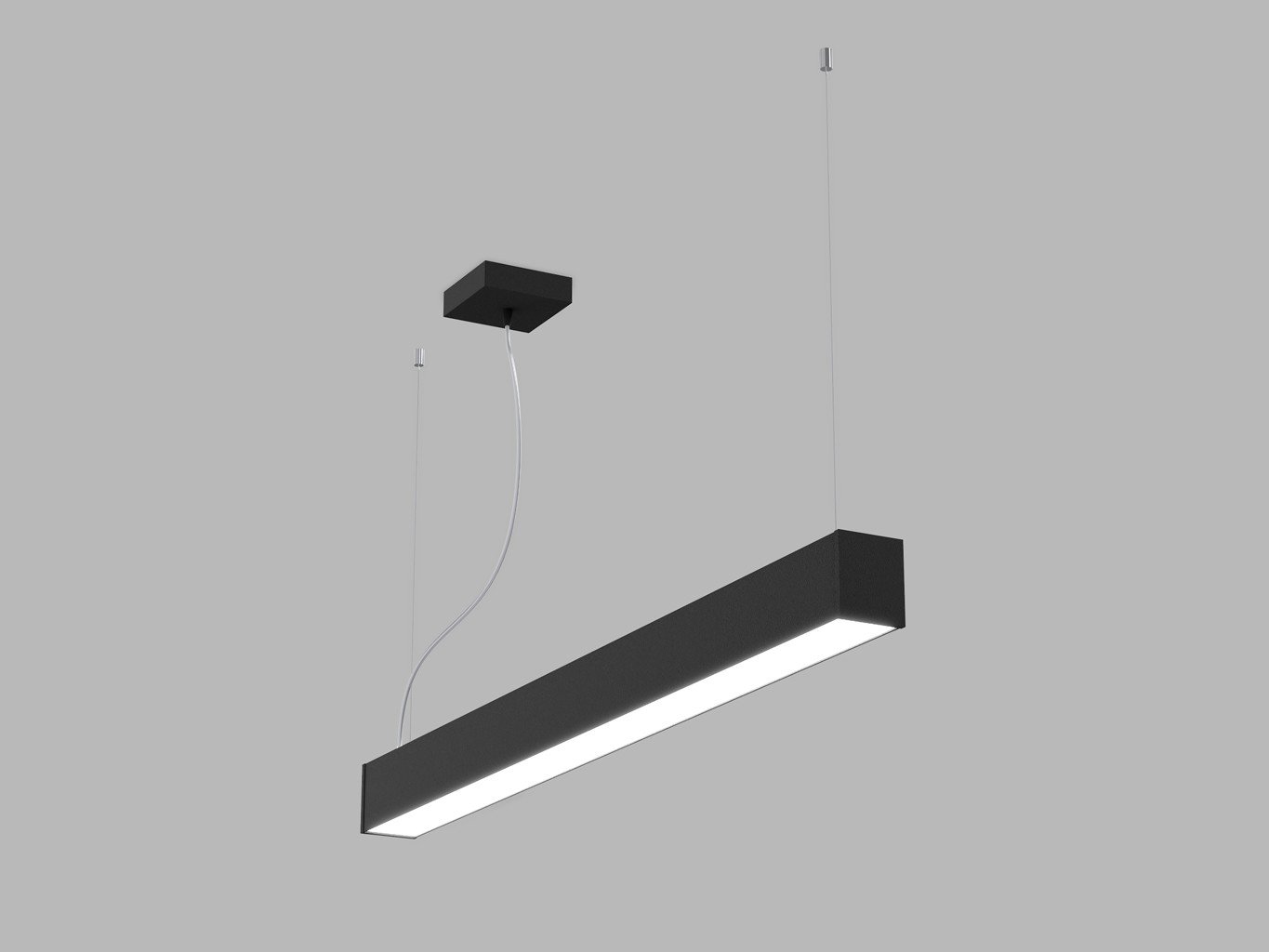 LED2 3237953DTW AKCE - LED2 Závěsné svítidlo NOLI II 90 P-Z, B DALI TW/PUSH TW 30W 3000K-4000K černá - LED2 Lighting