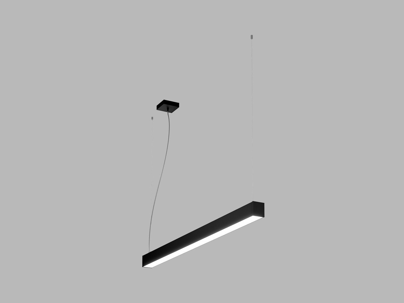 LED2 3238153DTW LED2 Závěsné svítidlo NOLI II 120 P-Z, B DALI TW/PUSH TW 40W 3000K-4000K černá - LED2 Lighting