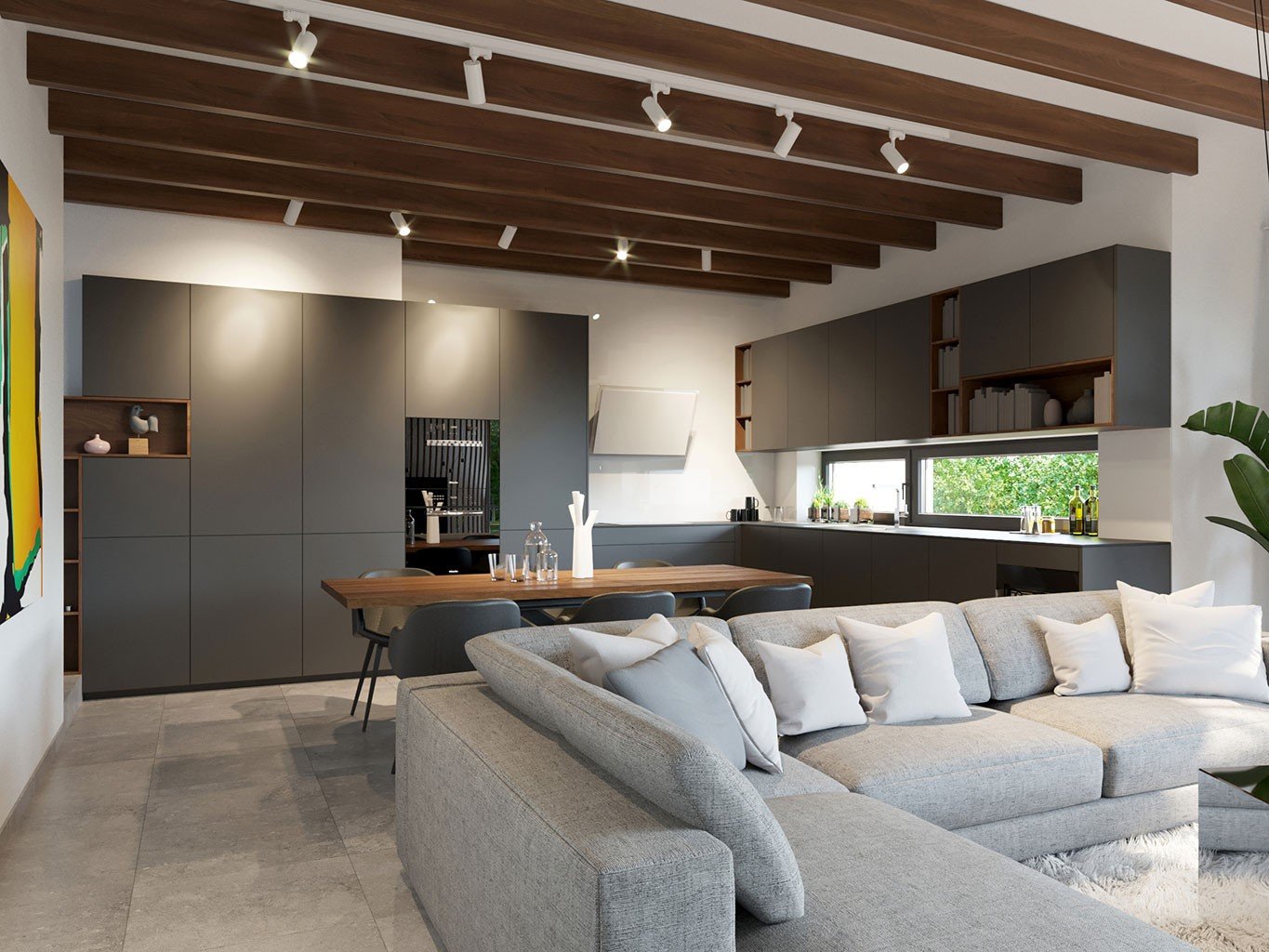LED2 6090233D LED2 Lištové svítidlo RENO, B DALI/PUSH 10W 3000K černá - LED2 Lighting (obrázek 5)