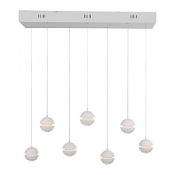 Obrázek pro produkt Kolekce Schöner Wohnen LED závěsné svítidlo bílá, 7-ramenné, stmívatelné, krokově stmívatelné, 3000K - JUST LIGHT